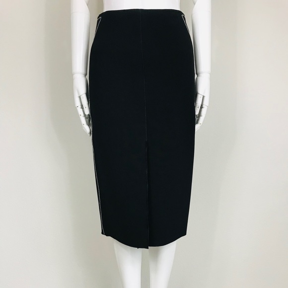 RAG & BONE ponte skirt with white stitching